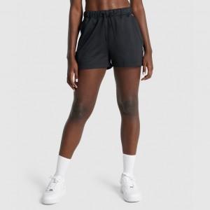 Short Gymshark Recess Negras | 07VKQWDPB
