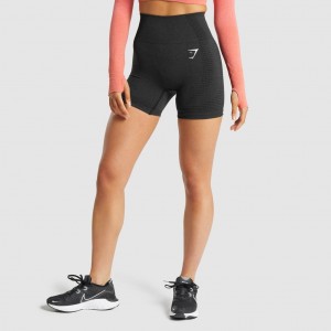Short Gymshark Vital Seamless 2.0 Negras | 09EVYCGUJ