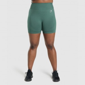 Short Gymshark Vital Seamless 2.0 Verde Oscuro | 32OUECMHP