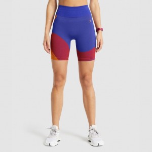 Short Gymshark WTFlex Seamless Cycling Wavy | 67CTMSOLN
