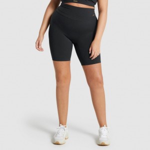 Short Gymshark Whitney Cycling Negras | 51PWBJINY