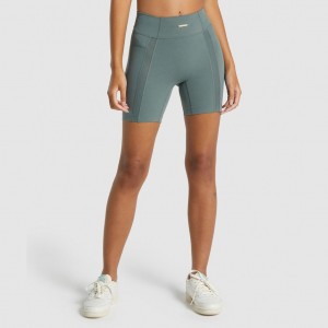 Short Gymshark Whitney Mesh Eucalyptus | 64NOLEFXU