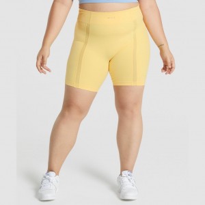 Short Gymshark Whitney Mesh Pollen | 57ORPTBNI