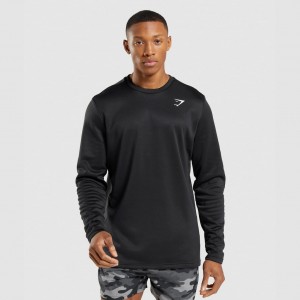 Sudadera Gymshark Arrival Crew Negras | 90TUROQXK
