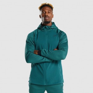 Sudadera con Capucha Gymshark Apex Zip Teal | 41IFZKDVR