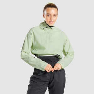 Sudadera con Capucha Gymshark CTY Verde Claro | 26VSDXRYM