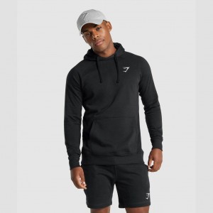 Sudadera con Capucha Gymshark Crest Negras | 20WOUVGFX