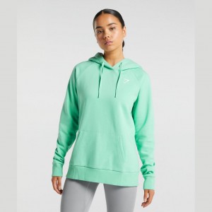 Sudadera con Capucha Gymshark Entrenamiento Verde Claro | 45AWKMGTL