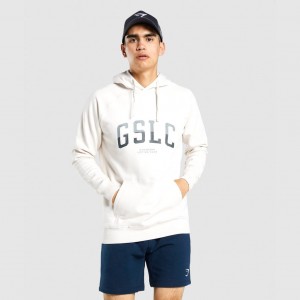 Sudadera con Capucha Gymshark GSLC Collegiate Creme | 90YNVKPSO