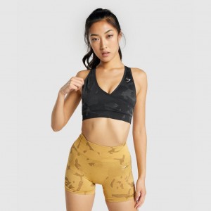 Sujetador Deportivo Gymshark Adapt Camo Seamless Savanna | 27GQXISWC