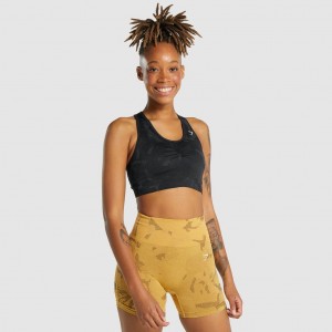 Sujetador Deportivo Gymshark Adapt Camo Seamless Racer Back Savanna | 20SBEWNLY