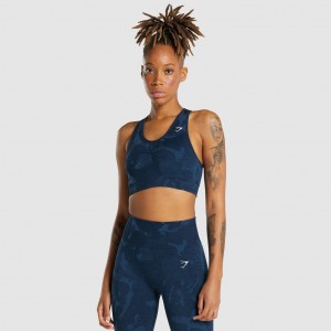 Sujetador Deportivo Gymshark Adapt Camo Seamless Racer Back Savanna | 57AGYDNJM