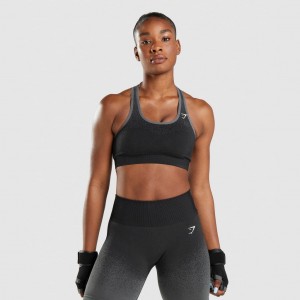 Sujetador Deportivo Gymshark Adapt Ombre Seamless Negras Gris | 92CAVPRST