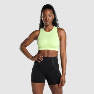 Sujetador Deportivo Gymshark Apex Seamless Verde Verde Claro | 06MFRNBJH
