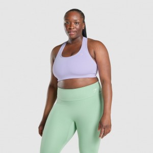 Sujetador Deportivo Gymshark Essential Racer Back Entrenamiento Moradas Claro | 87BDLXCGS