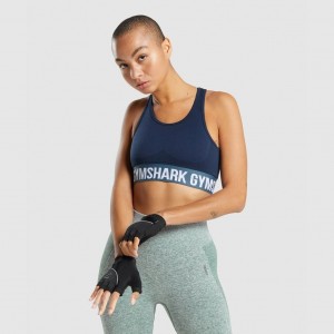 Sujetador Deportivo Gymshark Flex Azul Marino | 05ZCLJVSA