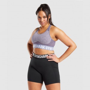 Sujetador Deportivo Gymshark Flex Moradas | 09OLXEMGR