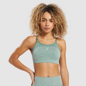 Sujetador Deportivo Gymshark Flex Tiras Verde | 05YDSVUAO