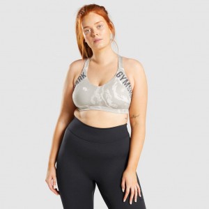 Sujetador Deportivo Gymshark GS Power Gris | 95KTYHPGA