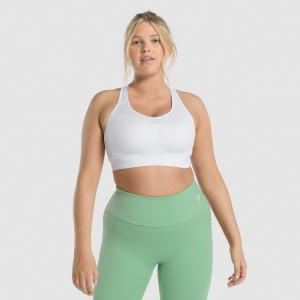 Sujetador Deportivo Gymshark Open Back Entrenamiento Blancas | 73AWMZRIJ