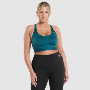 Sujetador Deportivo Gymshark Racer Back Entrenamiento Teal | 20AVFCTRL