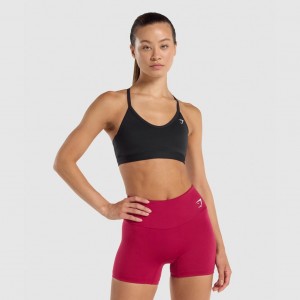 Sujetador Deportivo Gymshark V Neck Entrenamiento Negras | 68IHFWNME