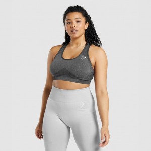 Sujetador Deportivo Gymshark Vital Seamless 2.0 Charcoal Marl | 25NLTRHPQ