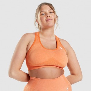 Sujetador Deportivo Gymshark Vital Seamless 2.0 Albaricoque Naranjas | 32JQFANTX