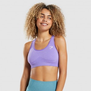 Sujetador Deportivo Gymshark Vital Seamless 2.0 Moradas | 20JZUCIHF