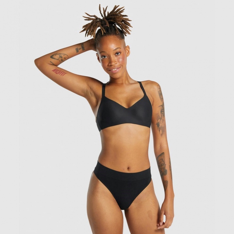 Bralette Gymshark Moulded Cup Bra Negras | 27UPOBSTF