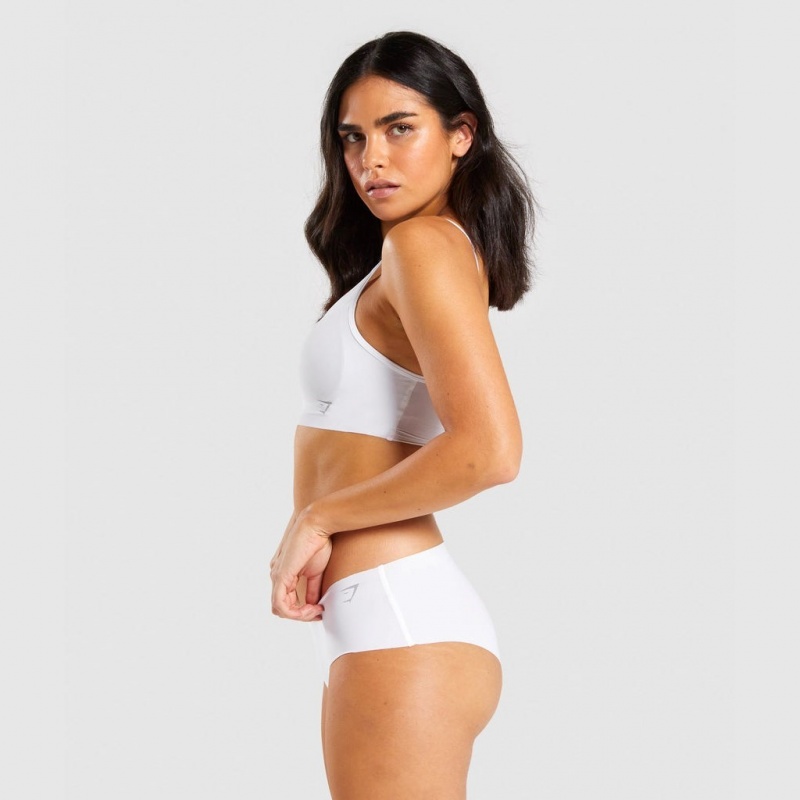 Bralette Gymshark No VPL Blancas | 13GXCEWFH