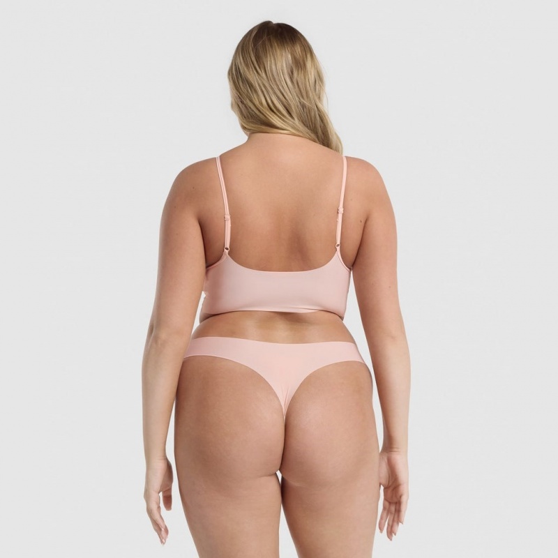 Bralette Gymshark No VPL Rosas Claro | 60YPQSACJ