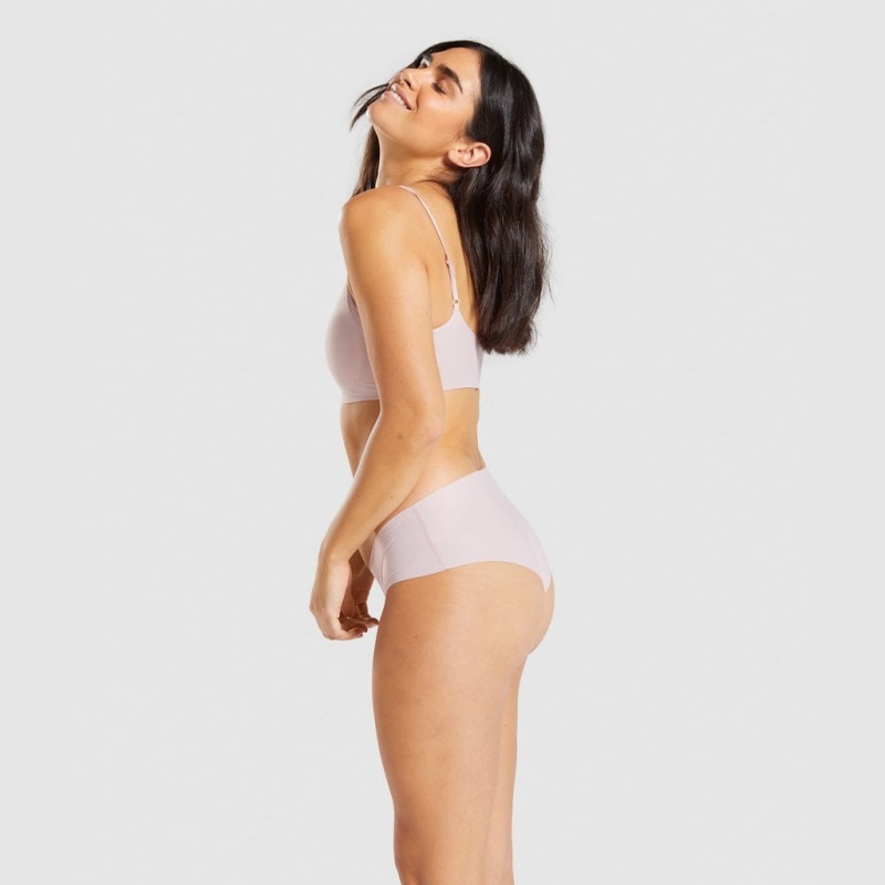 Bralette Gymshark No VPL Rosas | 94INFJBGX