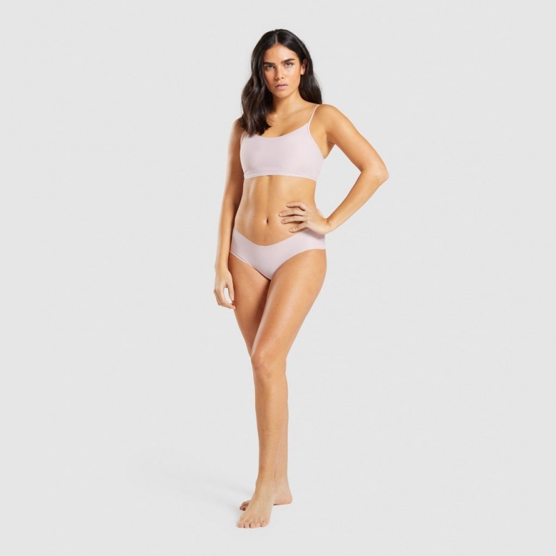 Bralette Gymshark No VPL Rosas | 94INFJBGX