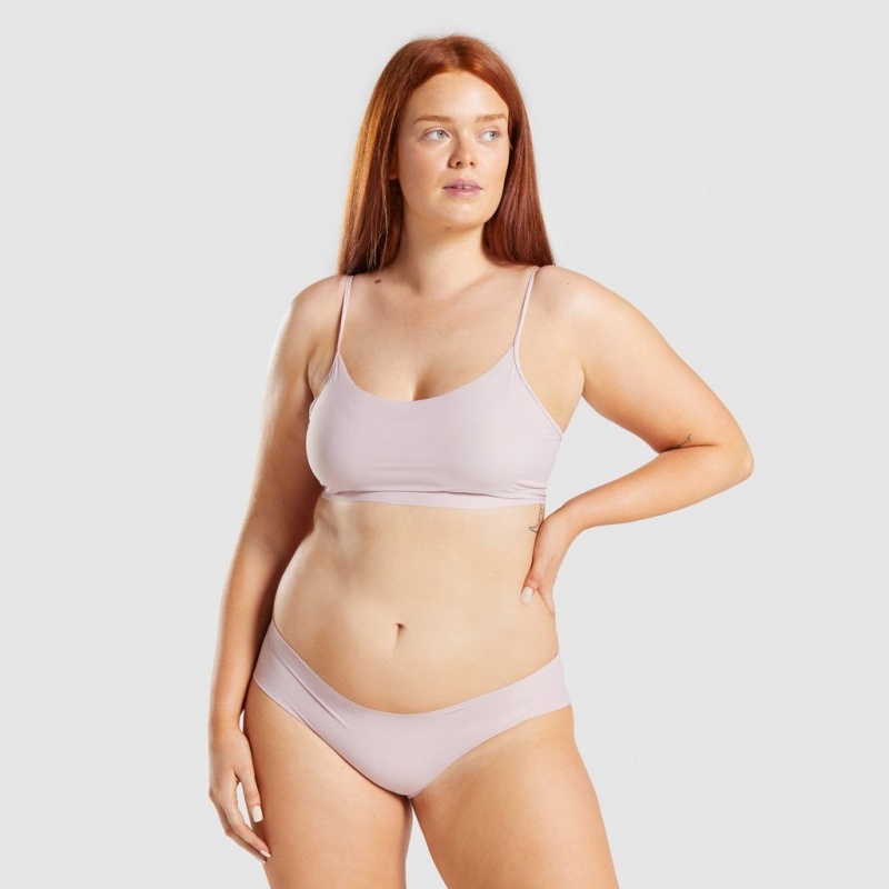 Bralette Gymshark No VPL Rosas | 94INFJBGX