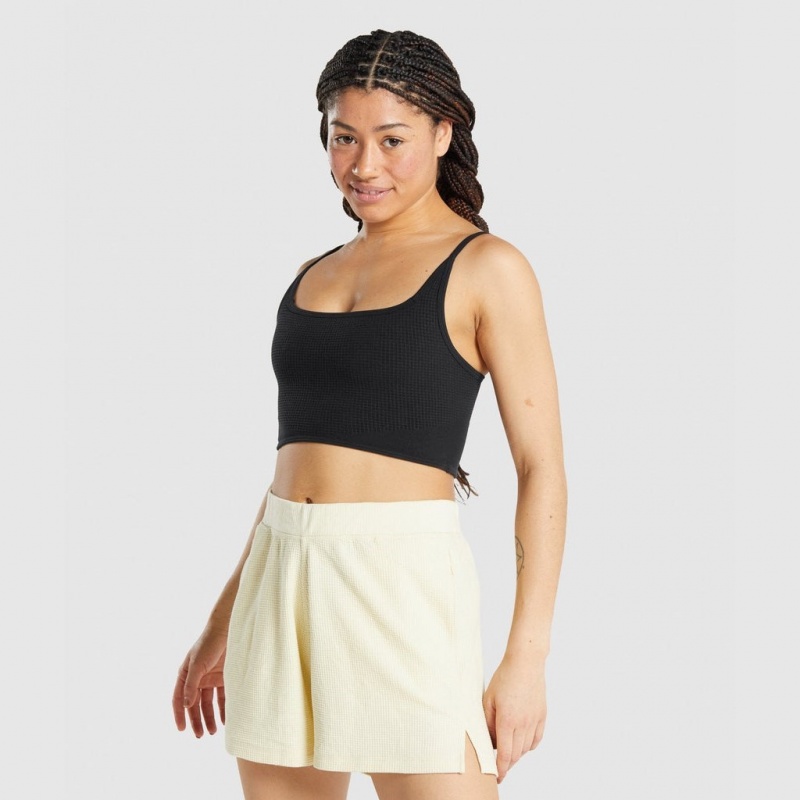 Bralette Gymshark Pause Negras | 34GMIVWQX