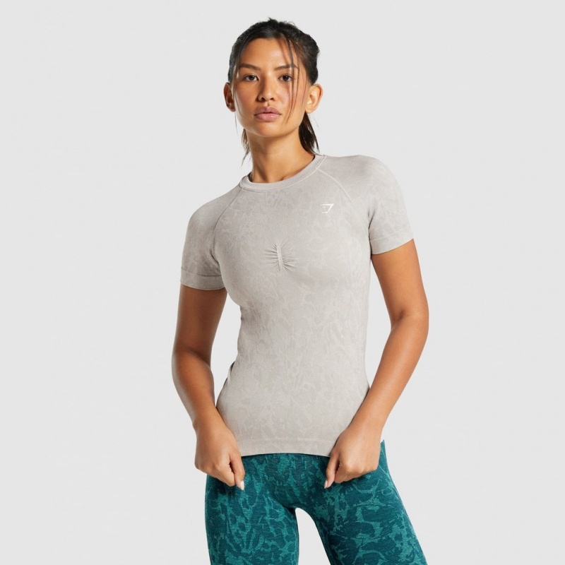Camiseta Gymshark Adapt Animal Seamless Butterfly | 14VOFMPYB