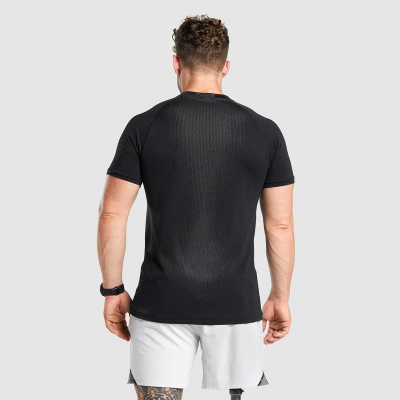 Camiseta Gymshark Apex Contrast Seamless Negras | 46GVOMNXQ