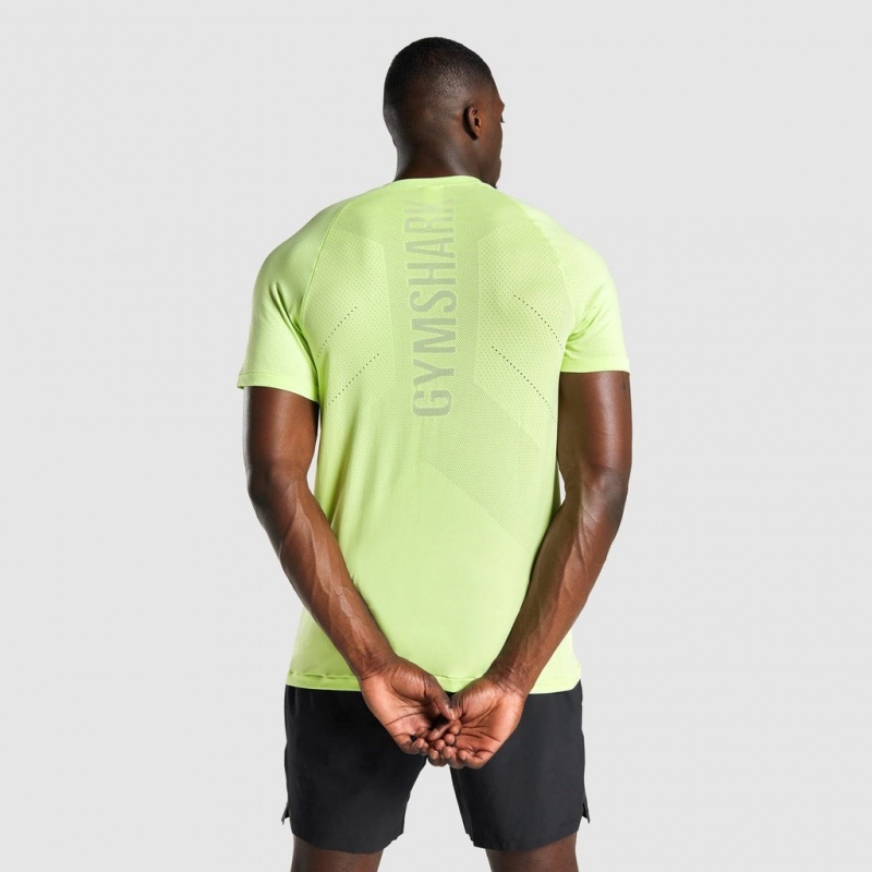 Camiseta Gymshark Apex Seamless Verde | 71MCNFZRU