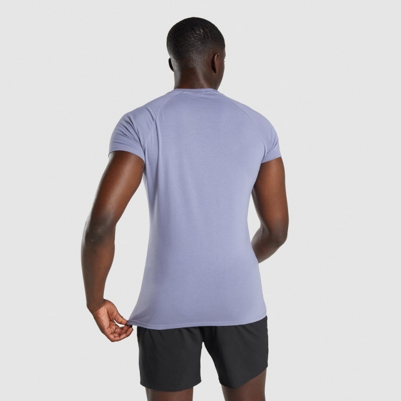 Camiseta Gymshark Apollo Azules Claro | 42WQGZLKR