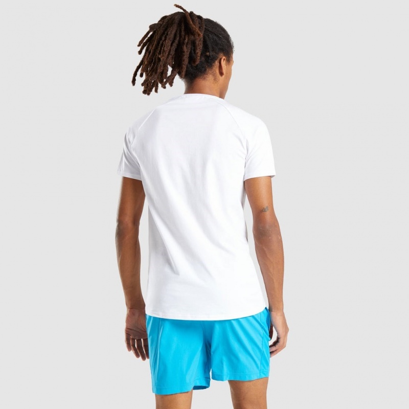 Camiseta Gymshark Apollo Blancas | 54IQBVXHW