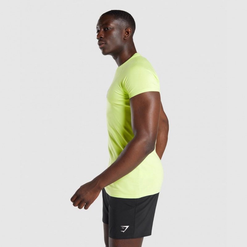 Camiseta Gymshark Apollo Verde | 54MYCWKAF