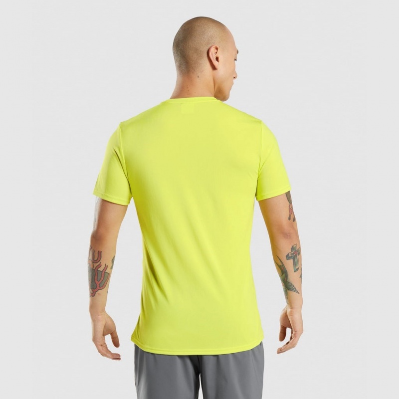 Camiseta Gymshark Arrival Amarillo | 31PDUOIEJ