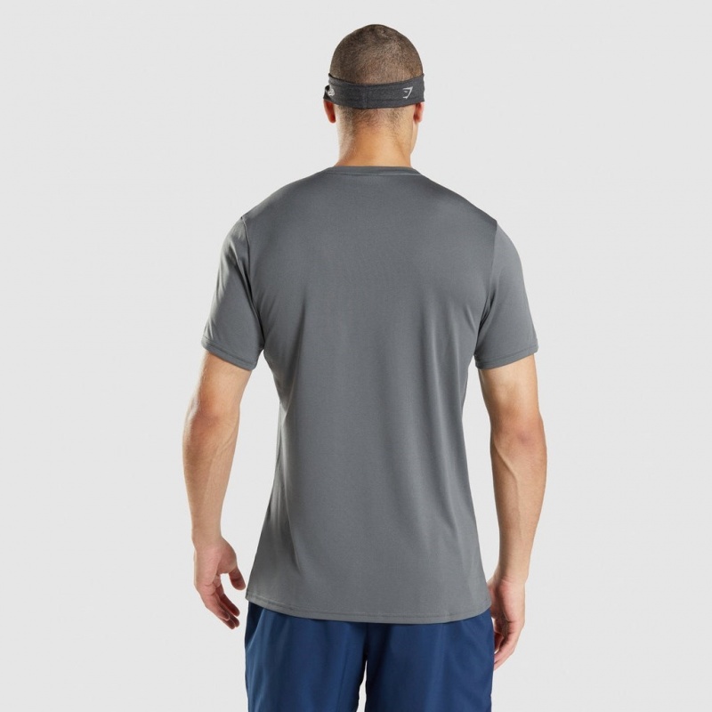 Camiseta Gymshark Arrival Charcoal | 59ZGPQFIC