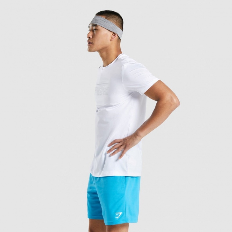 Camiseta Gymshark Arrival Estampadas Blancas | 52VEHKXSO