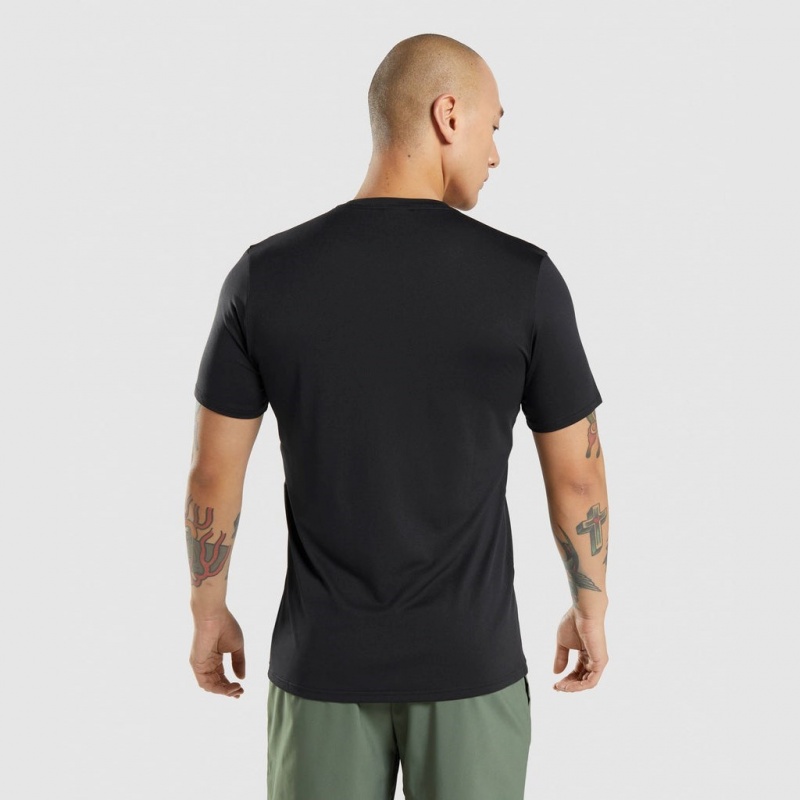 Camiseta Gymshark Arrival Negras | 26OCPQKGZ