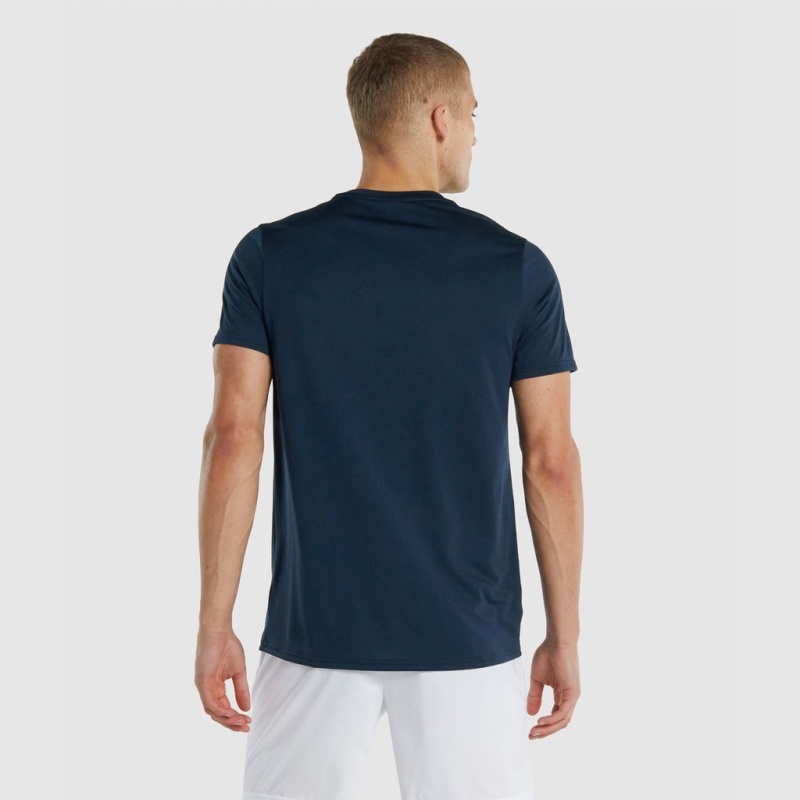 Camiseta Gymshark Arrival Regular Fit Azul Marino | 85FVCWEMA