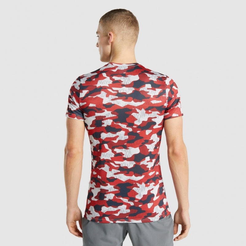 Camiseta Gymshark Arrival Rojas | 58FKTUANX