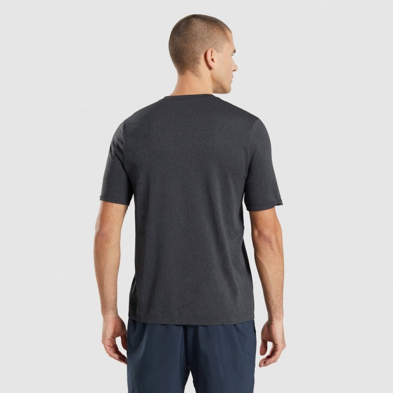 Camiseta Gymshark Arrival Seamless Negras | 40TWJBUQF