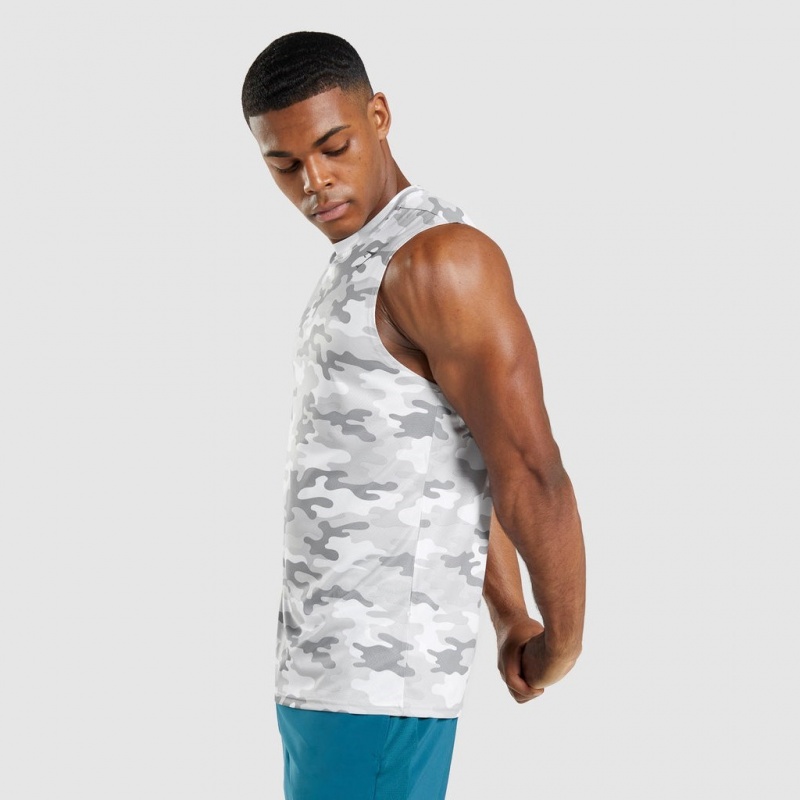Camiseta Gymshark Arrival Sin Manga Gris Claro | 20JSNQVEY